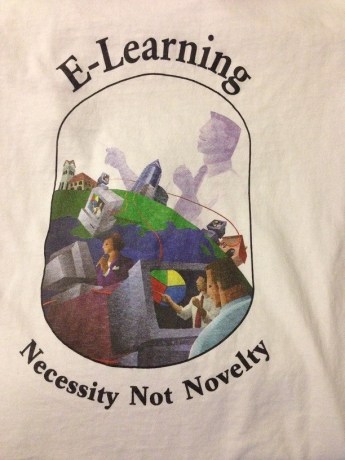 E-Learning t-shirt 2001